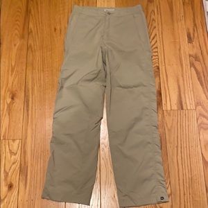 Royal Robbins Khaki Hiking / Travel Pants size 6